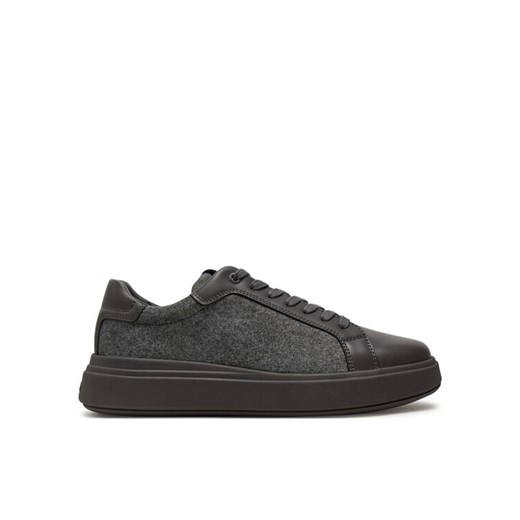 Sneakersy Calvin Klein Low Top Lace Up Wool HM0HM01597 Szary ze sklepu eobuwie.pl w kategorii Buty sportowe męskie - zdjęcie 182038854