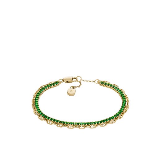 Bransoletka Fossil Heritage D-Link Glitz JA7272710 Złoty ze sklepu eobuwie.pl w kategorii Bransoletki - zdjęcie 182038873