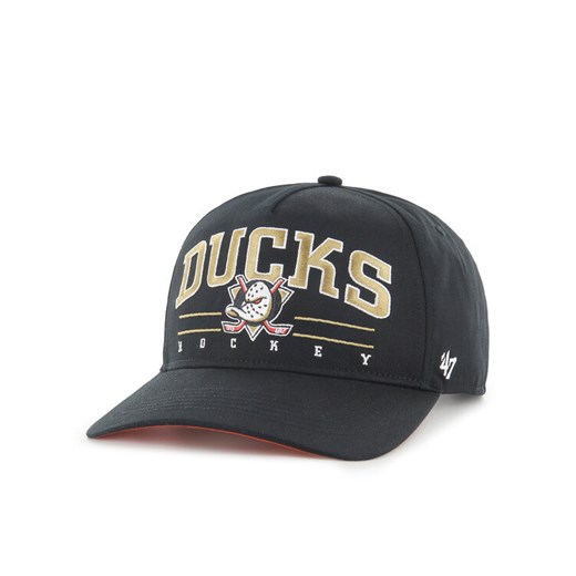 Czapka z daszkiem 47 Brand Anaheim Ducks RSCOE25GWP Czarny ze sklepu eobuwie.pl w kategorii Czapki z daszkiem męskie - zdjęcie 182038932