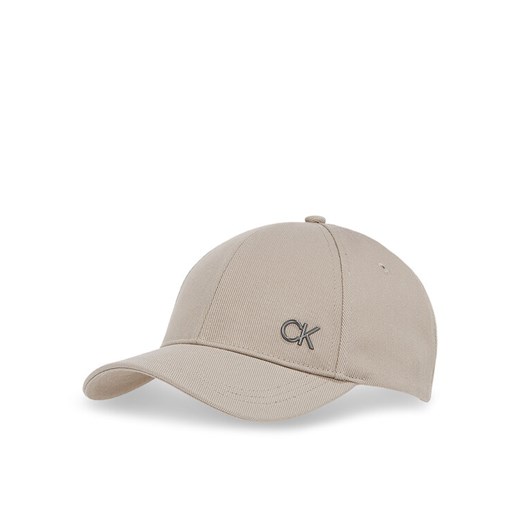 Czapka z daszkiem Calvin Klein Bombed Metal K50K512349 Beżowy ze sklepu eobuwie.pl w kategorii Czapki z daszkiem męskie - zdjęcie 182038963