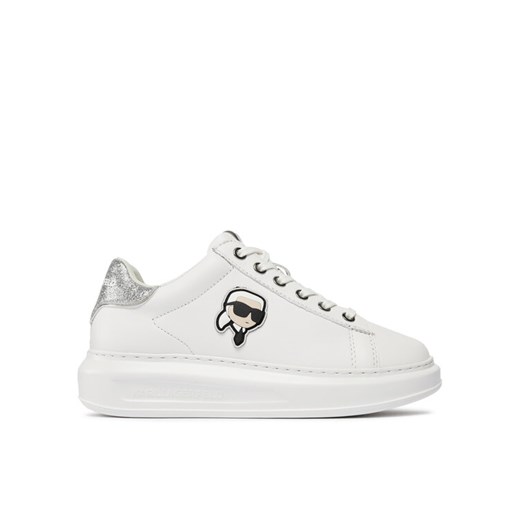 Sneakersy KARL LAGERFELD KL62530N Biały ze sklepu eobuwie.pl w kategorii Trampki damskie - zdjęcie 182038972