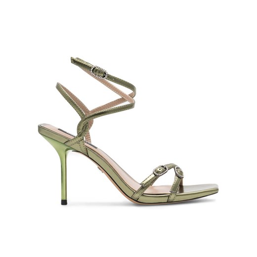 Sandały Nine West FARAZA ZL23014CC Zielony ze sklepu eobuwie.pl w kategorii Sandały damskie - zdjęcie 182039013