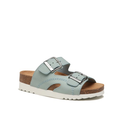 Klapki Scholl Moldava Wedge Ad MF30623 Niebieski ze sklepu eobuwie.pl w kategorii Klapki damskie - zdjęcie 182039030