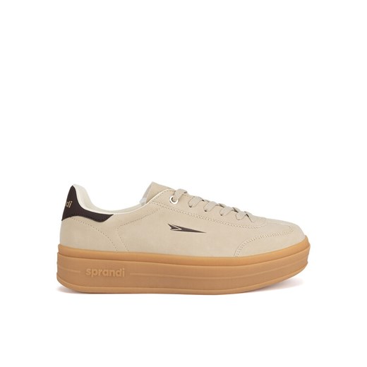 Sneakersy Sprandi V12-785 Beżowy ze sklepu eobuwie.pl w kategorii Buty sportowe damskie - zdjęcie 182039102