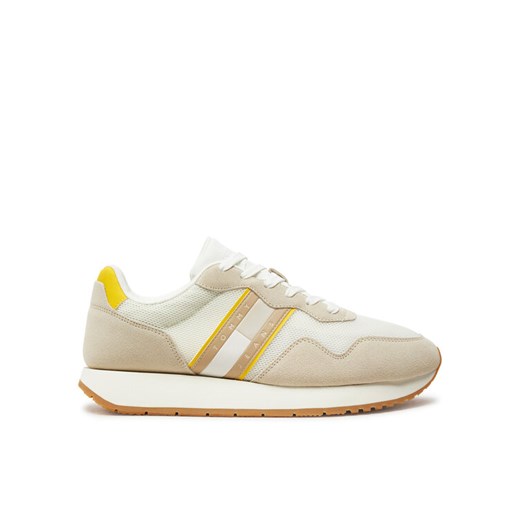 Sneakersy Tommy Jeans Tjm Modern Runner EM0EM01435 Beżowy Tommy Jeans 45 eobuwie.pl