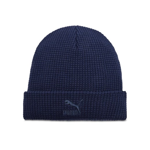 Czapka Puma Classics Mid Fit Beanie 025677 03 Granatowy ze sklepu eobuwie.pl w kategorii Czapki zimowe męskie - zdjęcie 182039160
