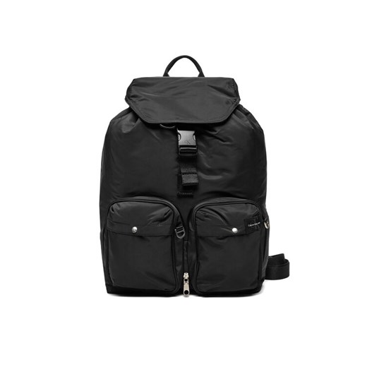 Plecak Calvin Klein Jeans Packable Flap K50K512547 Czarny ze sklepu eobuwie.pl w kategorii Plecaki - zdjęcie 182039164