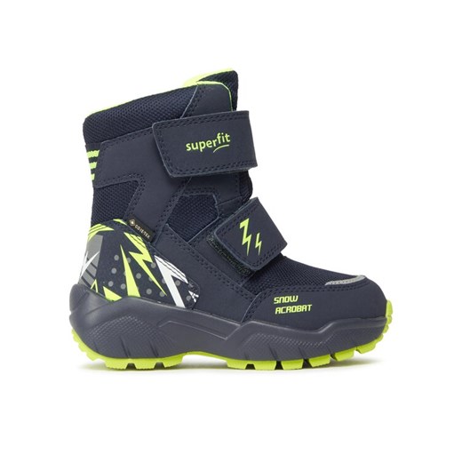 Śniegowce Superfit GORE-TEX 1-009167-8010 M Niebieski ze sklepu eobuwie.pl w kategorii Buty zimowe dziecięce - zdjęcie 182039210