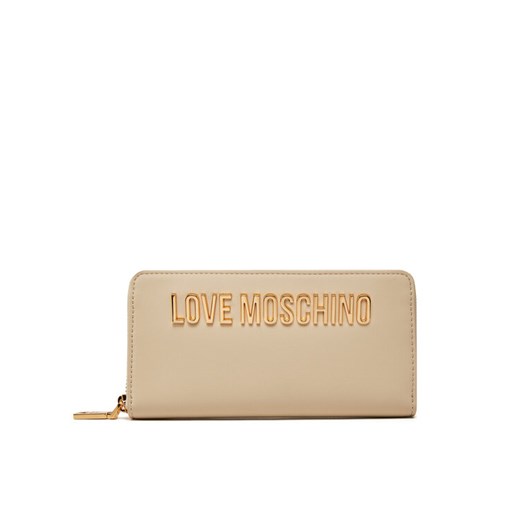 Duży Portfel Damski LOVE MOSCHINO JC5611PP1MKD0110 Beżowy ze sklepu eobuwie.pl w kategorii Portfele damskie - zdjęcie 182039241