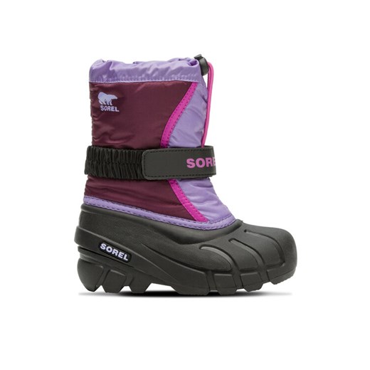 Śniegowce Sorel Flurry™ Boot 2114082562 Fioletowy ze sklepu eobuwie.pl w kategorii Buty zimowe dziecięce - zdjęcie 182039404