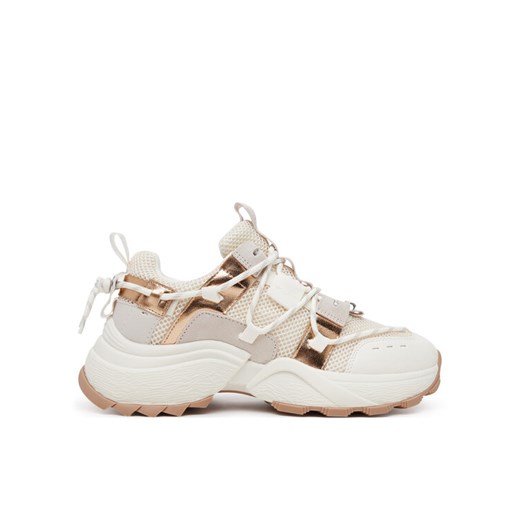 Sneakersy Steve Madden Tazmania SM11002419 Écru ze sklepu eobuwie.pl w kategorii Buty sportowe damskie - zdjęcie 182039420