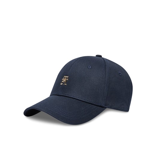 Czapka z daszkiem Tommy Hilfiger Essential Chic Cap AW0AW15772 Granatowy Tommy Hilfiger 00 eobuwie.pl