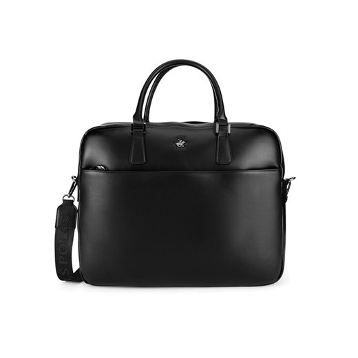 Torba na laptopa Beverly Hills Polo Club BHPC-L-016-07 Czarny ze sklepu eobuwie.pl w kategorii Torby na laptopa - zdjęcie 182039621