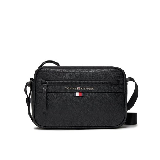 Saszetka Tommy Hilfiger Essential Pu Ew Reporter AM0AM12093 Czarny ze sklepu eobuwie.pl w kategorii Torby męskie - zdjęcie 182039650
