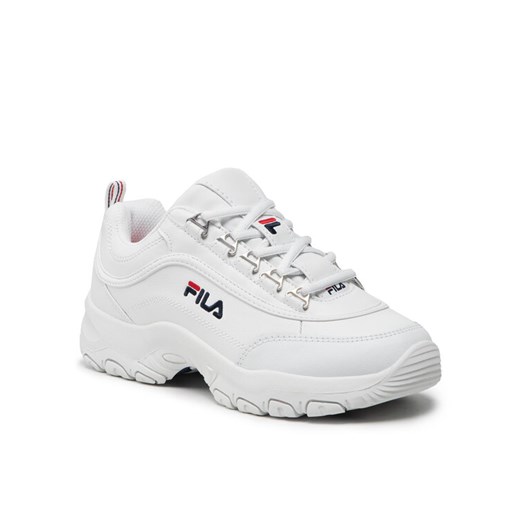 Sneakersy Fila Strada Low Teens FFT0009.10004 Biały ze sklepu eobuwie.pl w kategorii Buty sportowe damskie - zdjęcie 182039700