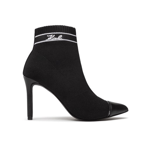 Botki KARL LAGERFELD KL31352 Czarny ze sklepu eobuwie.pl w kategorii Botki - zdjęcie 182039754