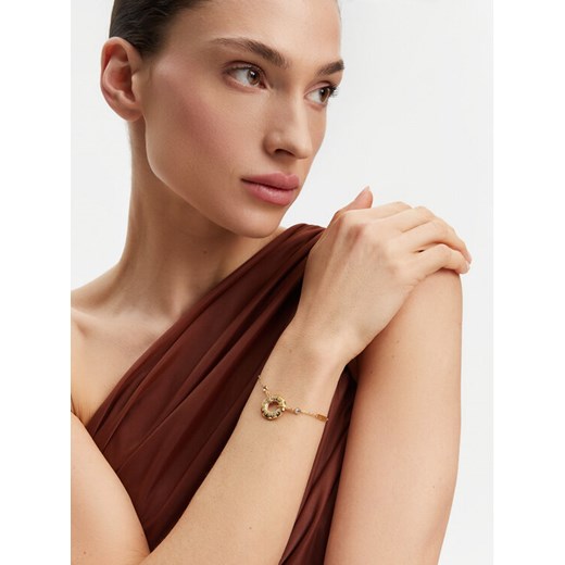 Bransoletka Guess Just Guess JUBB03 113JW Żółte złocenie ze sklepu eobuwie.pl w kategorii Bransoletki - zdjęcie 182039771