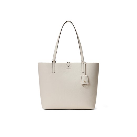 Torebka LAUREN RALPH LAUREN 431795329068 Écru ze sklepu eobuwie.pl w kategorii Torby Shopper bag - zdjęcie 182039790