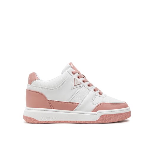 Sneakersy Guess Marlew FLTMAR FAL12 Biały ze sklepu eobuwie.pl w kategorii Buty sportowe damskie - zdjęcie 182039870