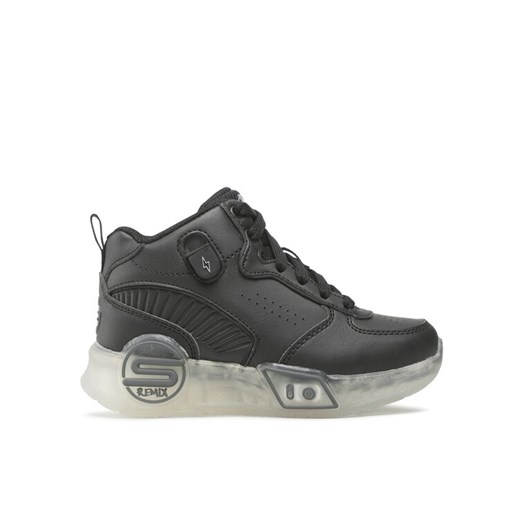Sneakersy Skechers S-Lights Remix 400620L/BLK Czarny ze sklepu eobuwie.pl w kategorii Buty sportowe dziecięce - zdjęcie 182039941