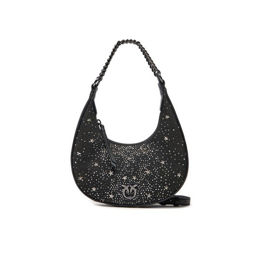 Torebka PINKO Brioche Hobo Mini AI 24-25 PLTT 101433 A20F Czarny ze sklepu eobuwie.pl w kategorii Listonoszki - zdjęcie 182039960