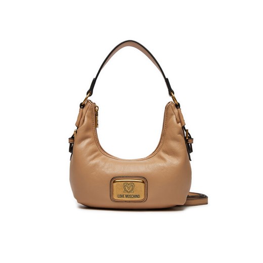 Torebka LOVE MOSCHINO JC4273PP0LKB0106 Beżowy ze sklepu eobuwie.pl w kategorii Torebki hobo - zdjęcie 182040073
