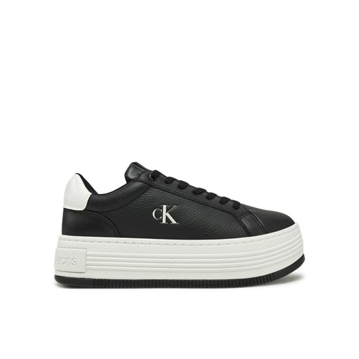 Sneakersy Calvin Klein Jeans YW0YW01766 Czarny ze sklepu eobuwie.pl w kategorii Buty sportowe damskie - zdjęcie 182040091