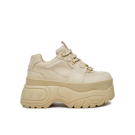Sneakersy Naked Wolfe Sinner Beżowy ze sklepu eobuwie.pl w kategorii Buty sportowe damskie - zdjęcie 182040104