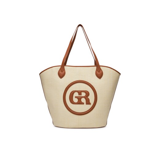 Torebka Gino Rossi TYLO-V Beżowy ze sklepu eobuwie.pl w kategorii Torby Shopper bag - zdjęcie 182040120