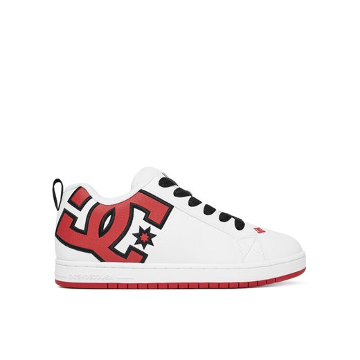 Sneakersy DC COURT GRAFFIK DC01661110 Biały ze sklepu eobuwie.pl w kategorii Buty sportowe męskie - zdjęcie 182040162