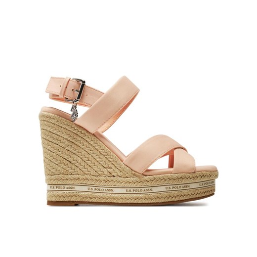 Espadryle U.S. Polo Assn. Aylin022 Różowy ze sklepu eobuwie.pl w kategorii Sandały damskie - zdjęcie 182040183