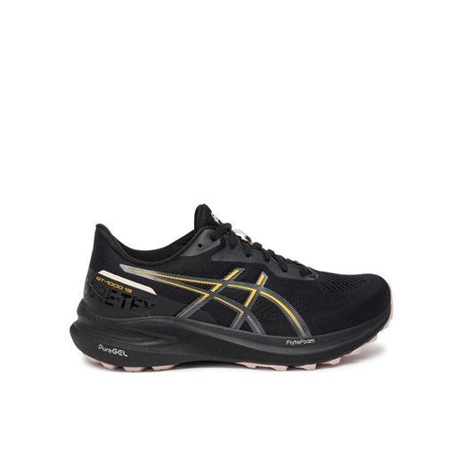 Buty do biegania Asics Gt-1000 13 Gtx 1012B661 Czarny ze sklepu eobuwie.pl w kategorii Buty sportowe damskie - zdjęcie 182040204