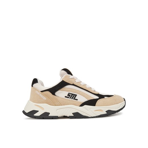 Sneakersy Steve Madden Sneak Peak-E SM19000129 Beżowy ze sklepu eobuwie.pl w kategorii Buty sportowe damskie - zdjęcie 182040230