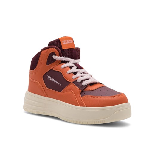 Sneakersy Sprandi BEAT MID WP40-22755CS Pomarańczowy ze sklepu eobuwie.pl w kategorii Buty sportowe damskie - zdjęcie 182040241