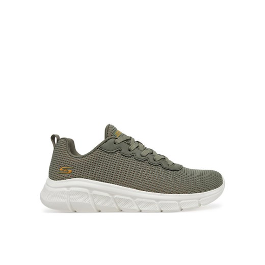 Sneakersy Skechers BOBS Sport B Flex - Visionary Essence 117346/OLV Zielony ze sklepu eobuwie.pl w kategorii Buty sportowe damskie - zdjęcie 182040260