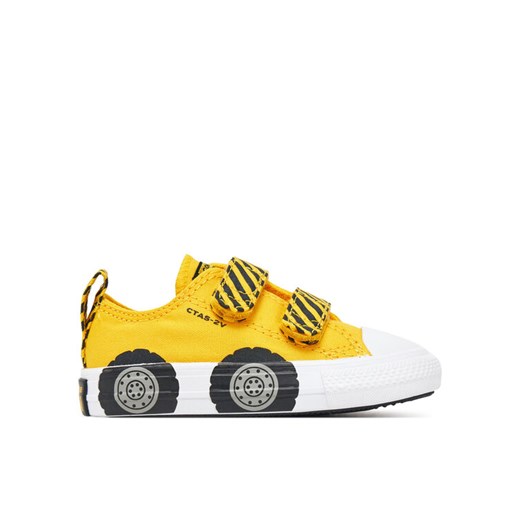Trampki Converse Chuck Taylor All Star Construction Truck Easy-On A11466C Żółty ze sklepu eobuwie.pl w kategorii Trampki dziecięce - zdjęcie 182040321