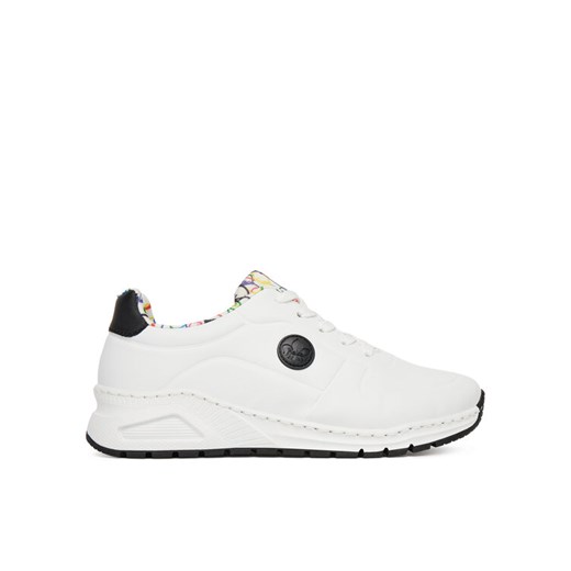 Sneakersy Rieker M4903-80 Biały ze sklepu eobuwie.pl w kategorii Buty sportowe damskie - zdjęcie 182040482