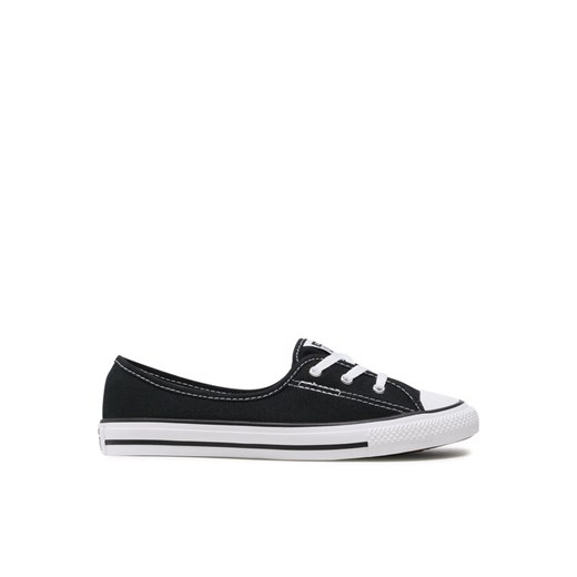 Trampki Converse Chuck Taylor All Star Bellet Lace Slip 566775C Czarny ze sklepu eobuwie.pl w kategorii Trampki damskie - zdjęcie 182040574
