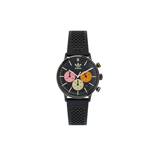 Zegarek adidas Originals Code One Chrono AOSY24084 Czarny ze sklepu eobuwie.pl w kategorii Zegarki - zdjęcie 182040750