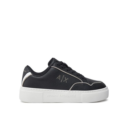 Sneakersy Armani Exchange XDX160 XV888 T780 Czarny ze sklepu eobuwie.pl w kategorii Buty sportowe damskie - zdjęcie 182040820