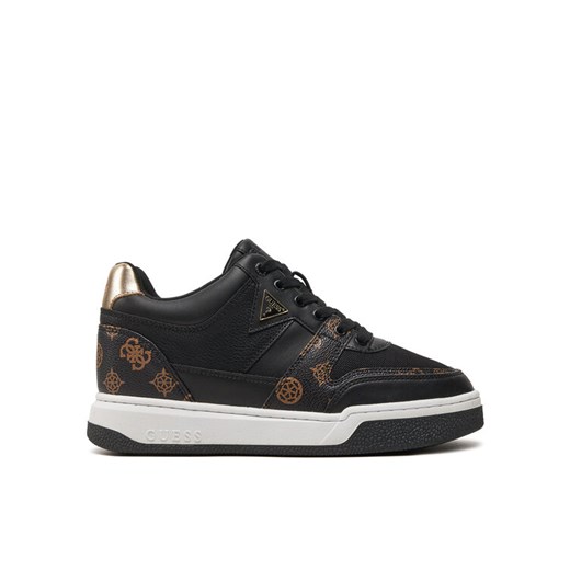 Sneakersy Guess Marlew FLTMAR ELE12 Czarny ze sklepu eobuwie.pl w kategorii Buty sportowe damskie - zdjęcie 182040823