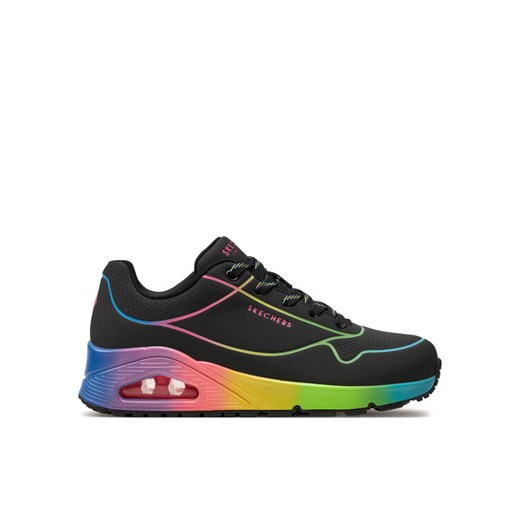 Sneakersy Skechers Uno Pop Of Sunshine 155148/BKMT Czarny ze sklepu eobuwie.pl w kategorii Buty sportowe damskie - zdjęcie 182040942