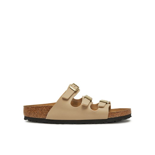 Klapki Birkenstock Florida 1029265 Écru ze sklepu eobuwie.pl w kategorii Klapki damskie - zdjęcie 182041211