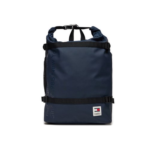 Plecak Tommy Jeans Tjm Daily + Rolltop Backpack AM0AM12120 Granatowy ze sklepu eobuwie.pl w kategorii Plecaki - zdjęcie 182041324