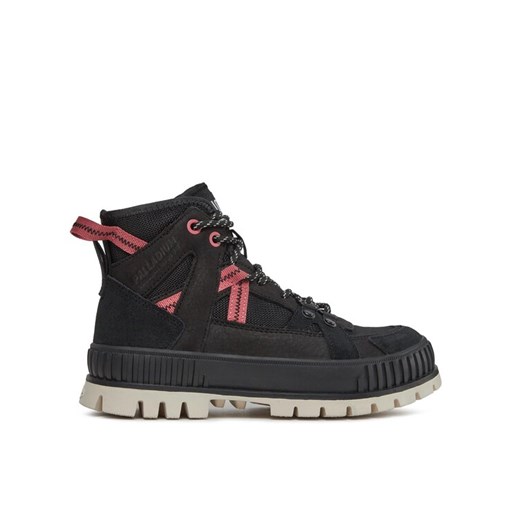 Trapery Palladium Pallashock Outcity 98877-008-M Czarny ze sklepu eobuwie.pl w kategorii Workery damskie - zdjęcie 182041384