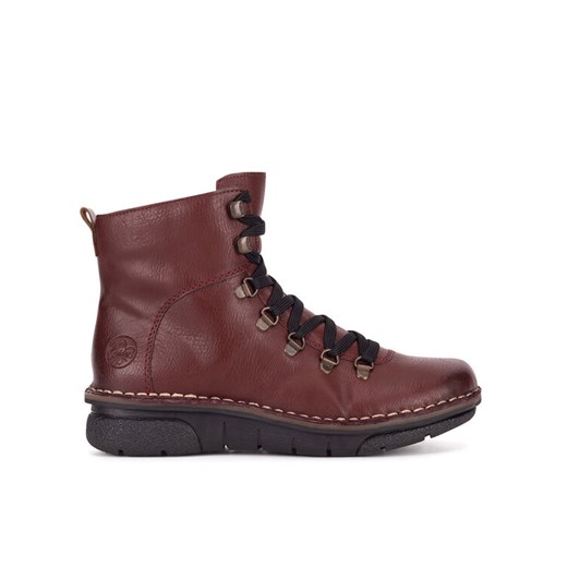 Botki Rieker 73356-35 Bordowy Rieker 36 eobuwie.pl