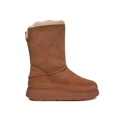 Śniegowce FitFlop Gen-Ff Shearling GO9-A69 Brązowy ze sklepu eobuwie.pl w kategorii Śniegowce damskie - zdjęcie 182041474