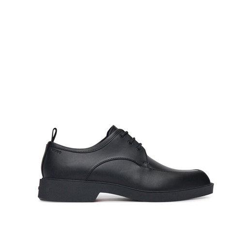 Półbuty HUGO Iker 50541821 Czarny ze sklepu eobuwie.pl w kategorii Buty eleganckie męskie - zdjęcie 182041520
