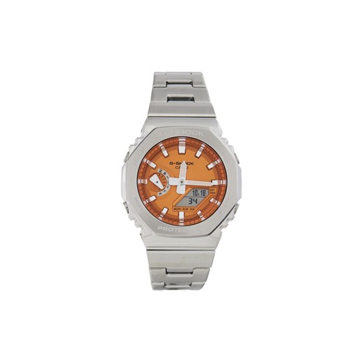 Zegarek G-Shock G-Steel GM-2110D-4AER Srebrny ze sklepu eobuwie.pl w kategorii Zegarki - zdjęcie 182041540