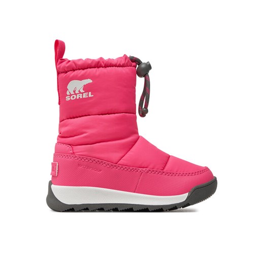 Śniegowce Sorel Youth Whitney™ II Plus Puffy Wp 2088572657 Różowy ze sklepu eobuwie.pl w kategorii Buty zimowe dziecięce - zdjęcie 182041624
